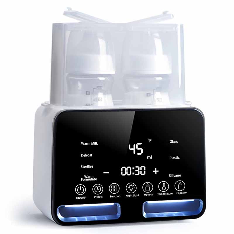 Baby Food Warmer - Chauffe-biberon stérilisateur multifonction rapide chauffe-biberon avec